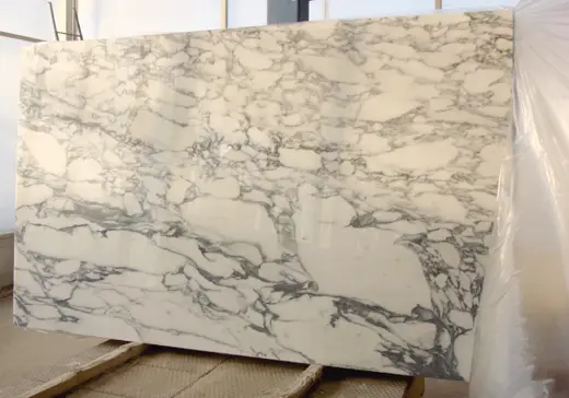 Arabescato marmo, superficie di lastra – Marmi di Carrara – beige, grigio chiaro (15)