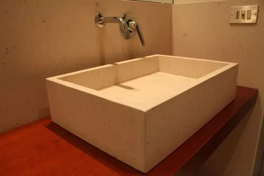 Arabescato marmo, bagno – Marmi di Carrara – marrone, oro (35)