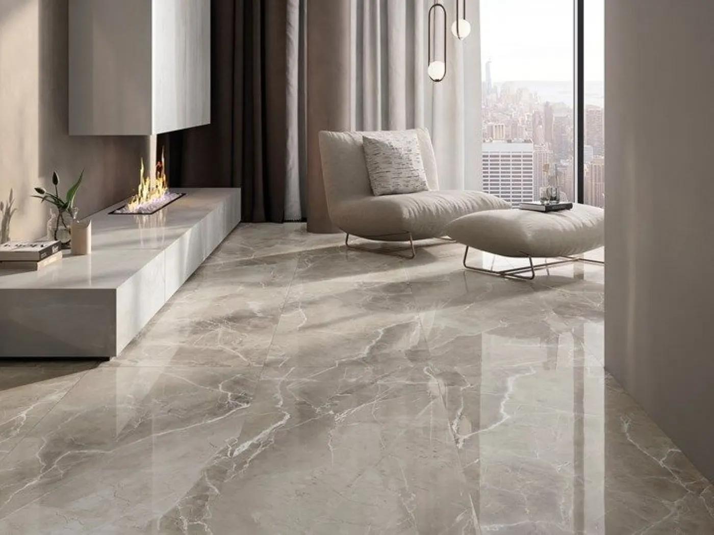 Arabescato marbre, sol – Marmi di Carrara – beige, gris (38)