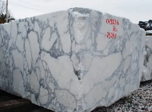 Arabescato marmo, blocco di cava – Marmi di Carrara – grigio chiaro, grigio (71)