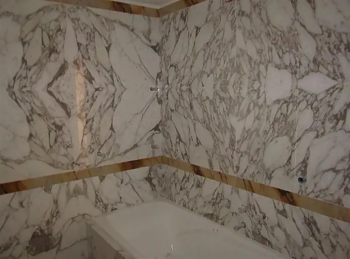 Arabescato marble slab surface – Marmi di Carrara – grey, green (77)