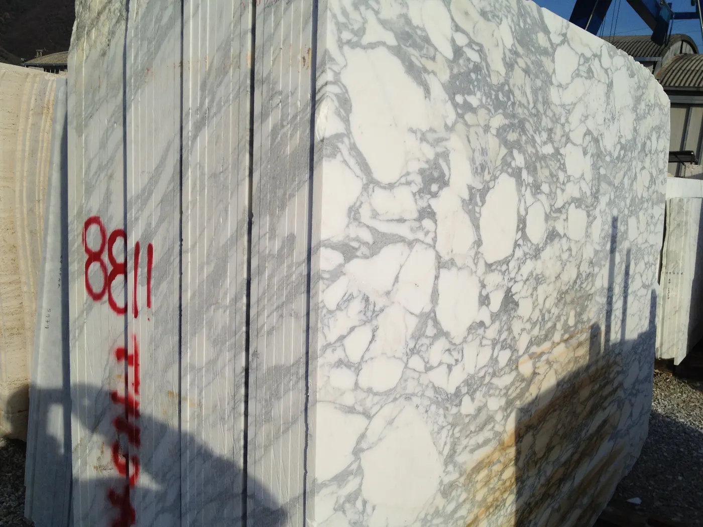 Arabescato Corchia мрамор, поверхность плиты – Marmi di Carrara – светло-серый, серый (8)