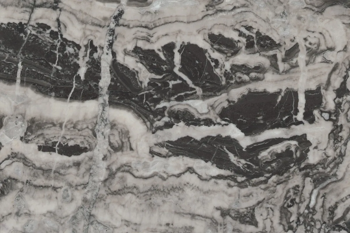 Arabescato Orobico Grigio известняк, полированный образец – Marmi di Carrara – серый, антрацитовый (1)