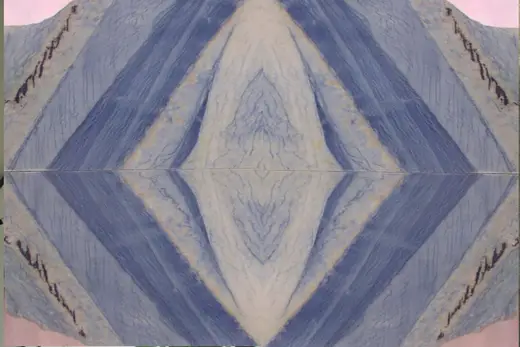 Azul Macaúbas кварцит, поверхность плиты – Marmi di Carrara – серый, синий (6)