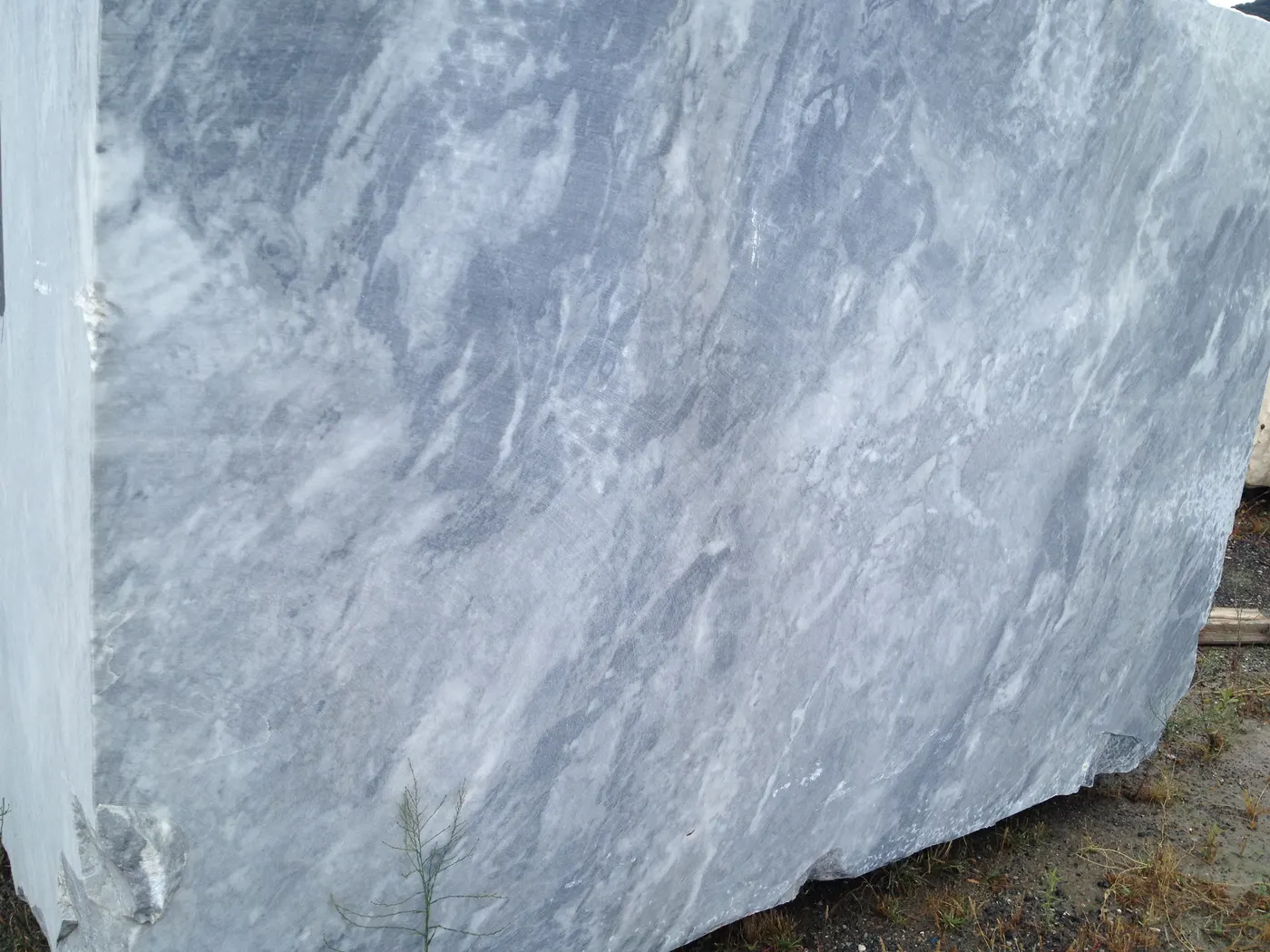 Bardiglio Marmor, Steinbruchblock – Marmi di Carrara – hellgrau, grau (12)