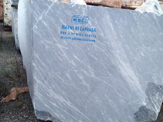 Bardiglio mármol, bloque de cantera – Marmi di Carrara – gris claro, verde (15)