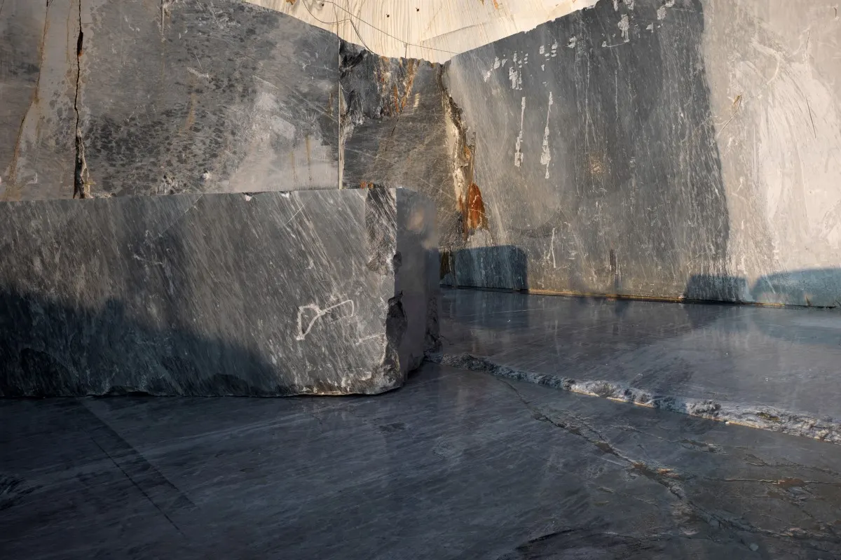 Bardiglio marmo, superficie di lastra – Marmi di Carrara – antracite, verde (26)