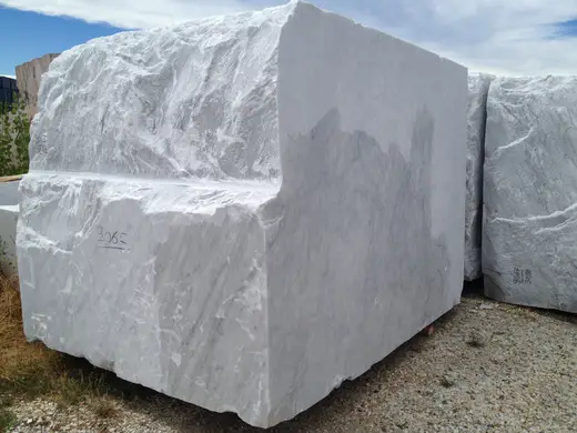 Bardiglio mármol, bloque de cantera – Marmi di Carrara – gris, gris claro (9)