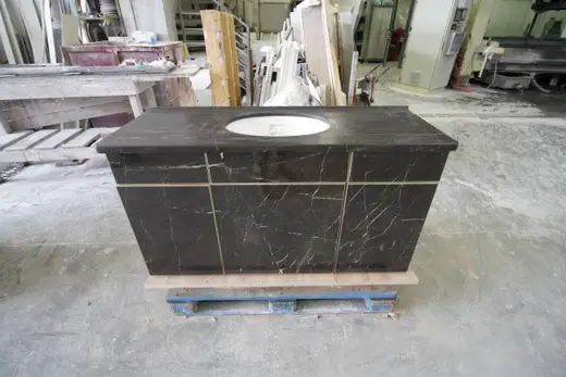 Bardiglio Imperiale mármol, revestimiento de pared – Marmi di Carrara – gris claro, antracita (18)