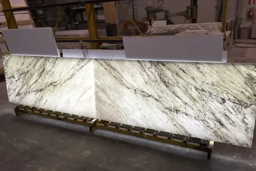 Bardiglio Imperiale mármol, bloque de cantera – Marmi di Carrara – gris, marfil (9)