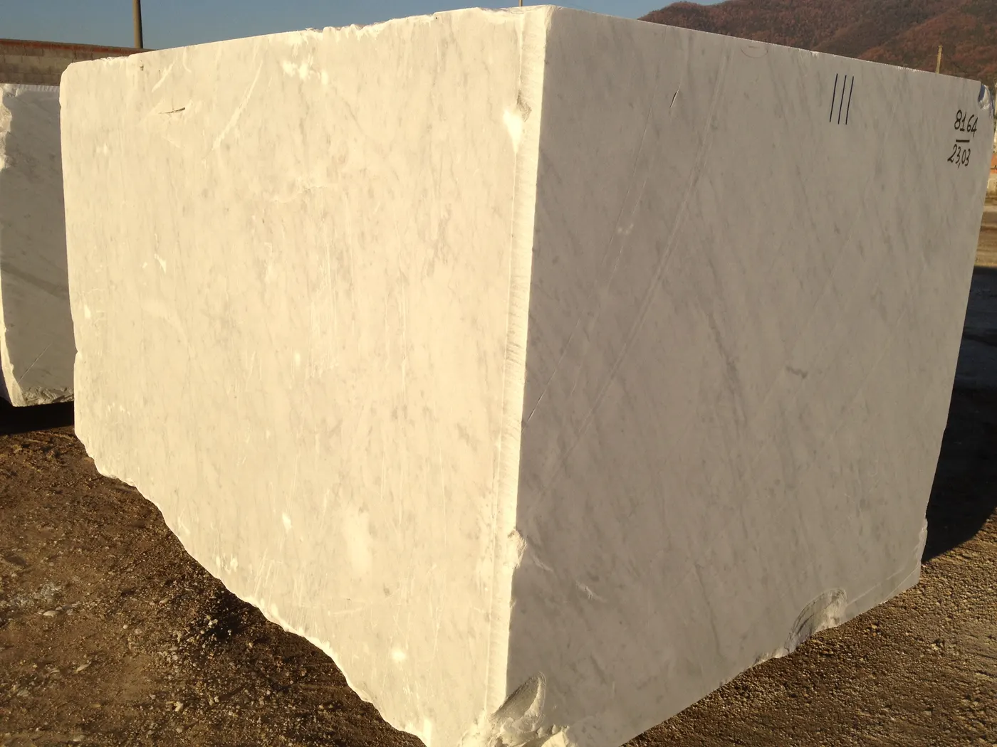 Bianco Carrara mármol, superficie de losa – Marmi di Carrara – gris, marfil (42)