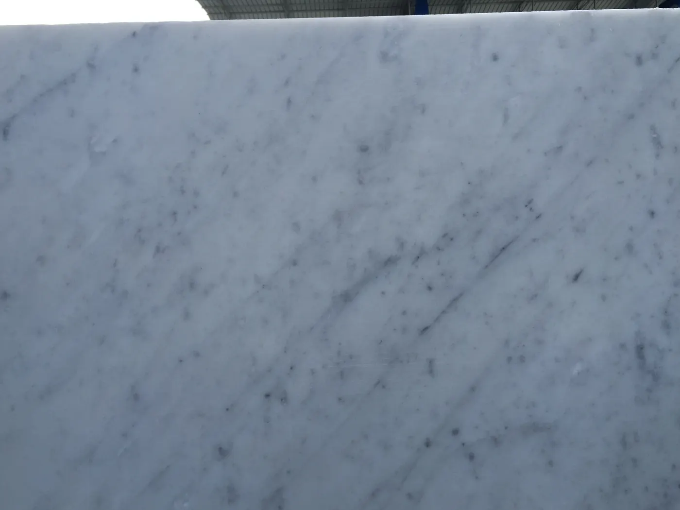 Bianco Carrara marble slab surface – Marmi di Carrara – grey, violet (65)