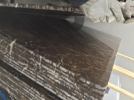 Bianco Carrara marble slab surface – Marmi di Carrara – black, green (72)