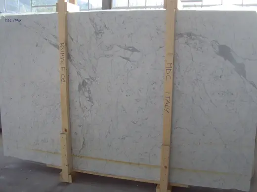 Bianco Carrara C marble slab surface – Marmi di Carrara – grey, green (57)