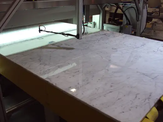 Bianco Carrara C marble slab surface – Marmi di Carrara – black, grey (62)