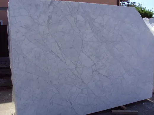 Bianco Carrara C marble slab surface – Marmi di Carrara – grey, charcoal (63)