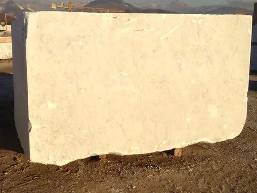 Bianco Carrara CD marble slab surface – Marmi di Carrara – ivory, brown (16)