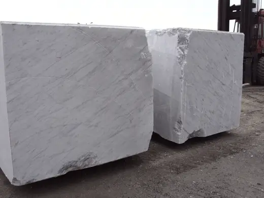 Bianco Carrara CD marble quarry block – Marmi di Carrara – grey, charcoal (40)