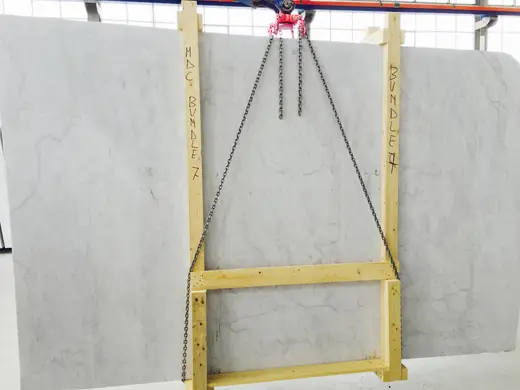 Bianco Carrara CD marmo, superficie di lastra – Marmi di Carrara – grigio chiaro, beige (5)
