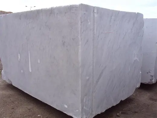 Bianco Carrara CD marble quarry block – Marmi di Carrara – light grey, grey (51)