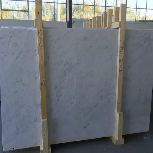 Bianco Carrara CD marble slab surface – Marmi di Carrara – grey, green (68)
