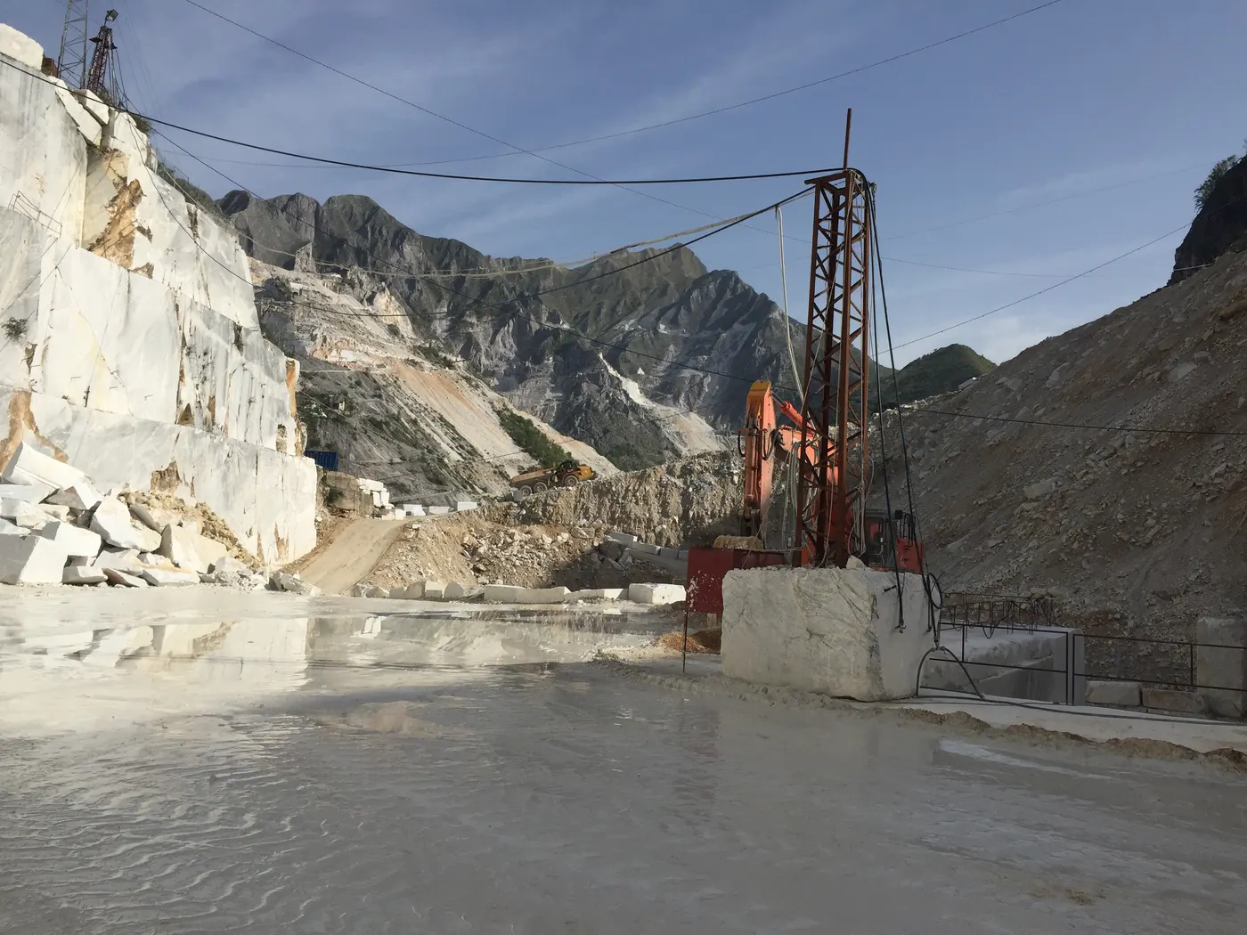 Bianco Gioia marble quarry view – Marmi di Carrara – green, grey (28)