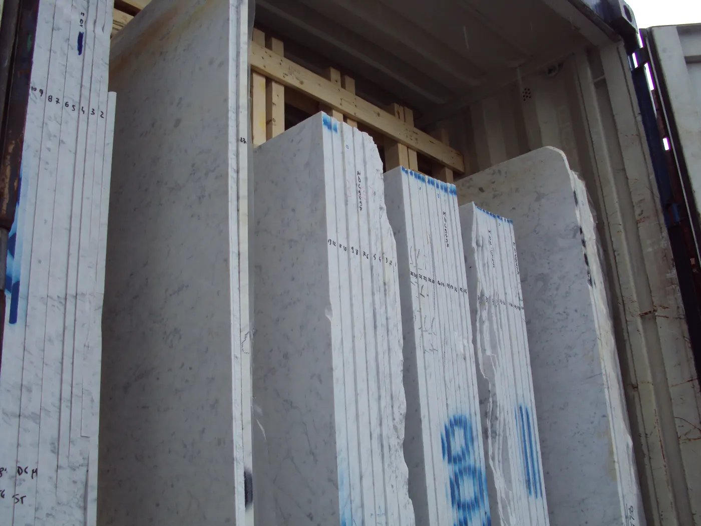 Bianco Gioia marmo, superficie di lastra – Marmi di Carrara – grigio, verde (34)