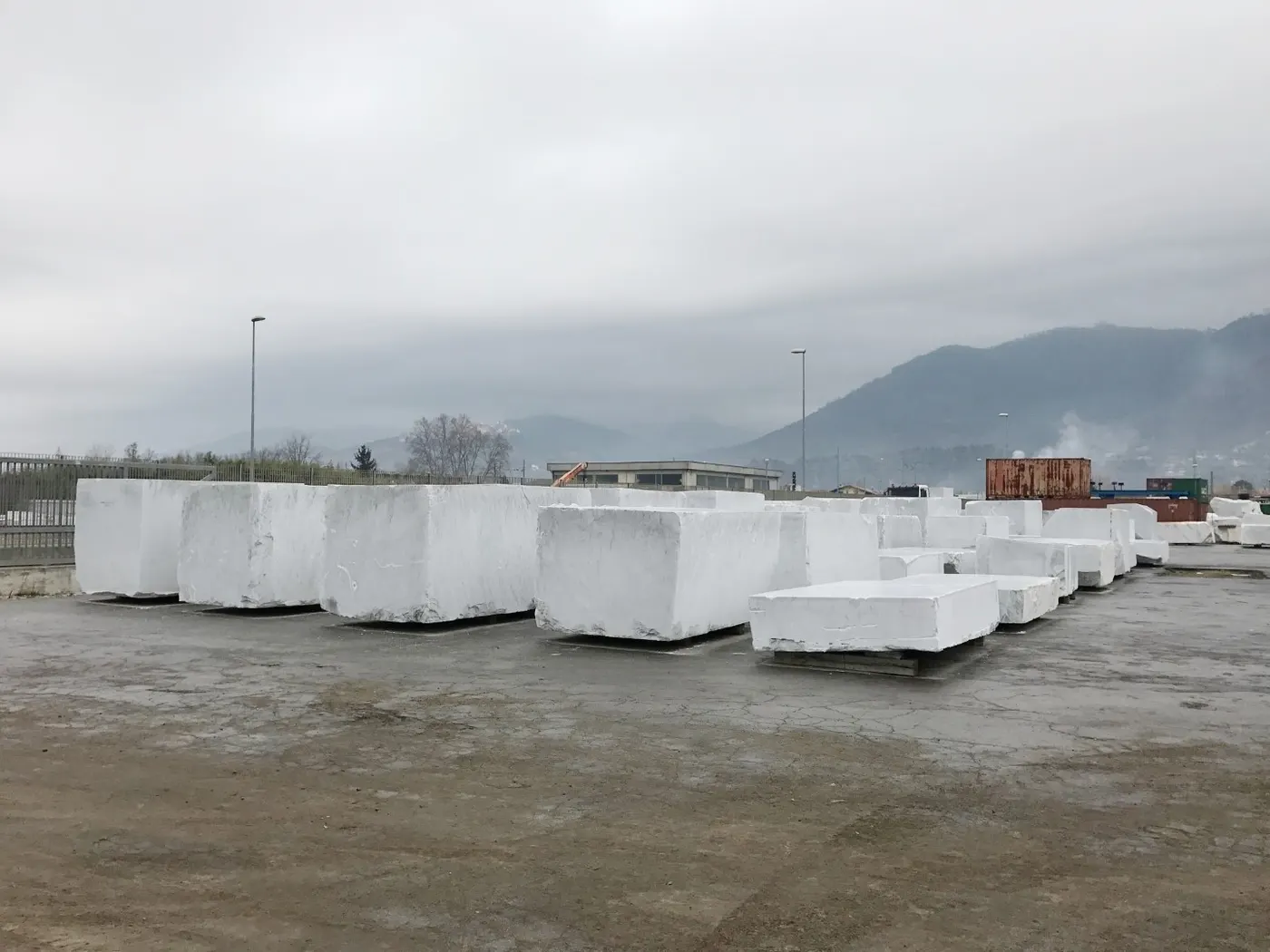 Bianco Gioia marmo, superficie di lastra – Marmi di Carrara – bianco, verde (73)