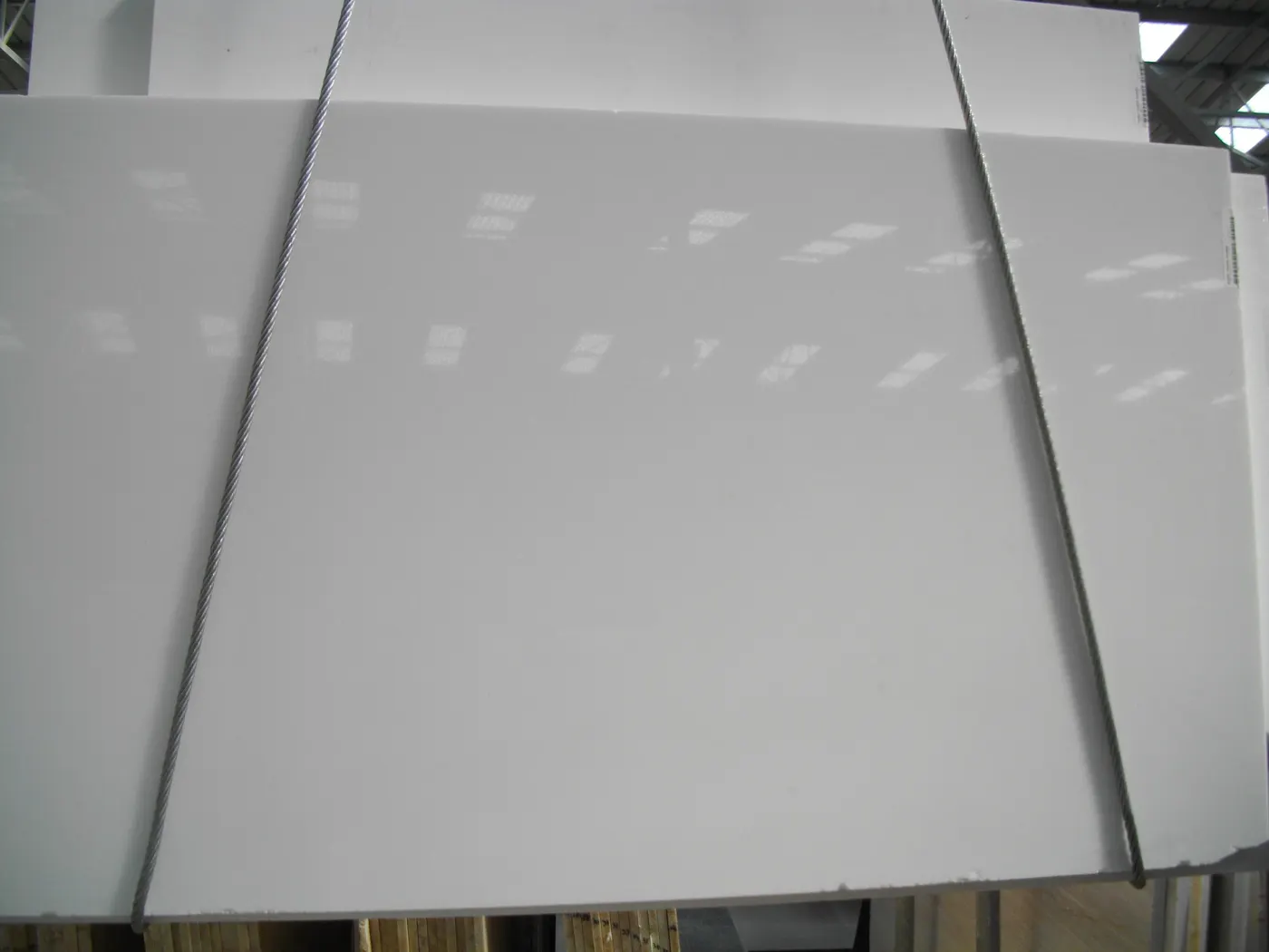 Bianco Thassos marmo, superficie di lastra – Marmi di Carrara – grigio chiaro, grigio (1)