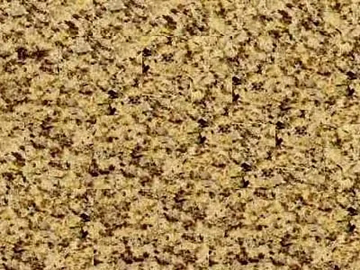 Bignan Jaune granite polished sample – Marmi di Carrara – gold, brown (1)