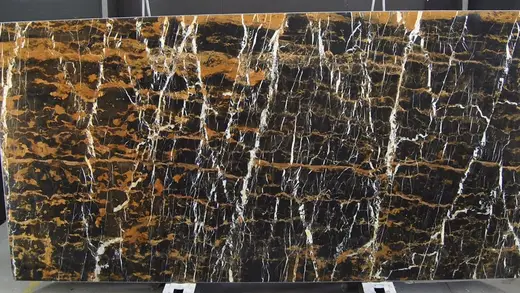 Black And Gold marbre, surface de dalle – Marmi di Carrara – anthracite, noir (5)
