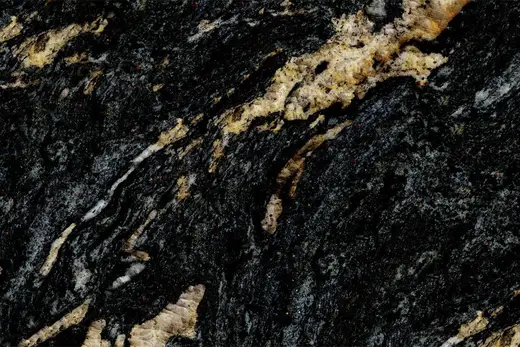Black Cosmic marble slab surface – Marmi di Carrara – black, green (1)