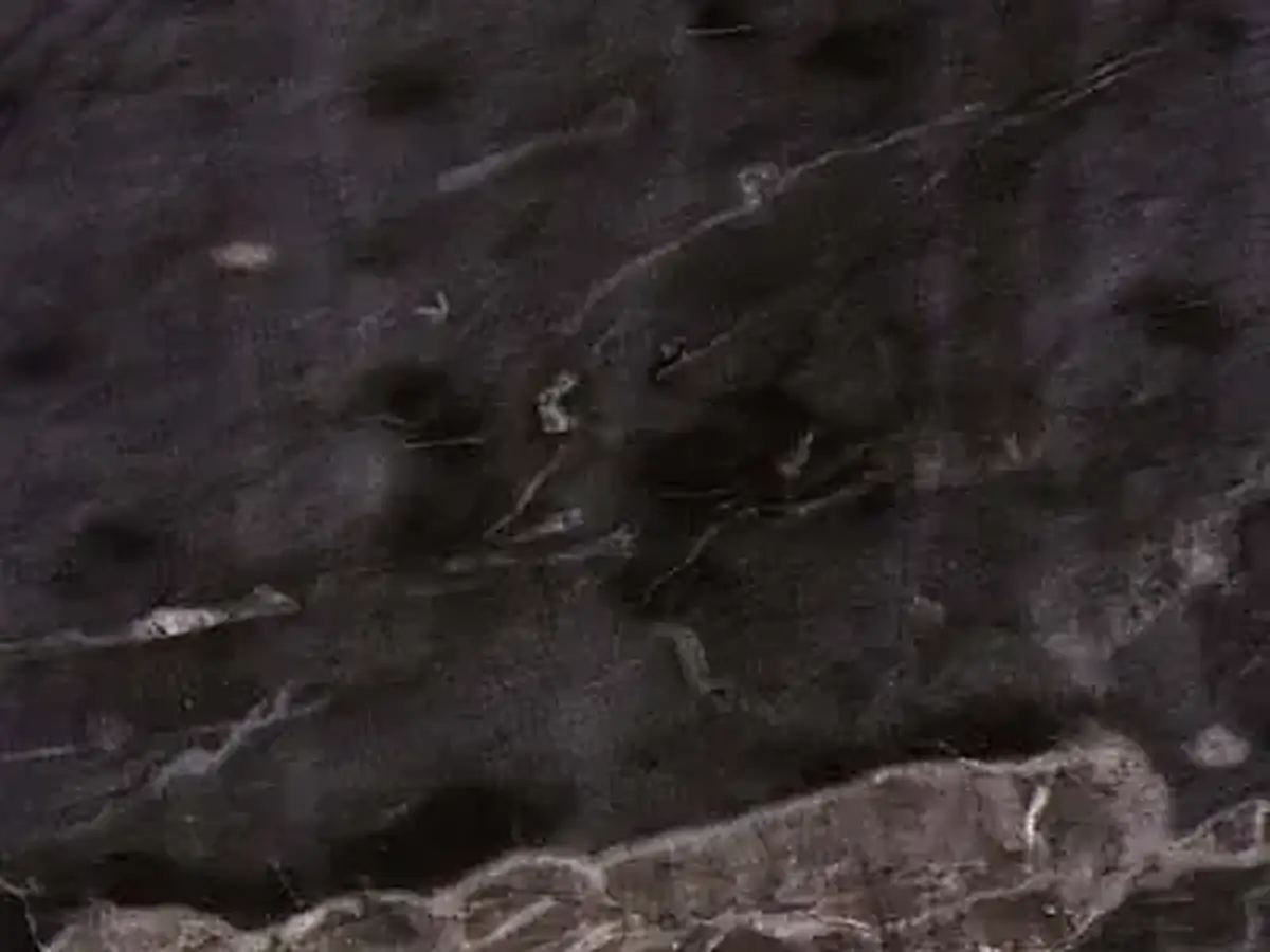 Blu Venato d´Italia marble polished sample – Marmi di Carrara – black, charcoal (1)