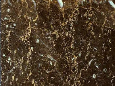 Brownish of Chios limestone polished sample – Marmi di Carrara – brown, black (1)