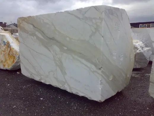 Calacatta мрамор, карьерный блок – Marmi di Carrara – серый, антрацитовый (17)