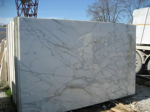 Calacatta Carrara mármol, superficie de losa – Marmi di Carrara – gris, antracita (7)
