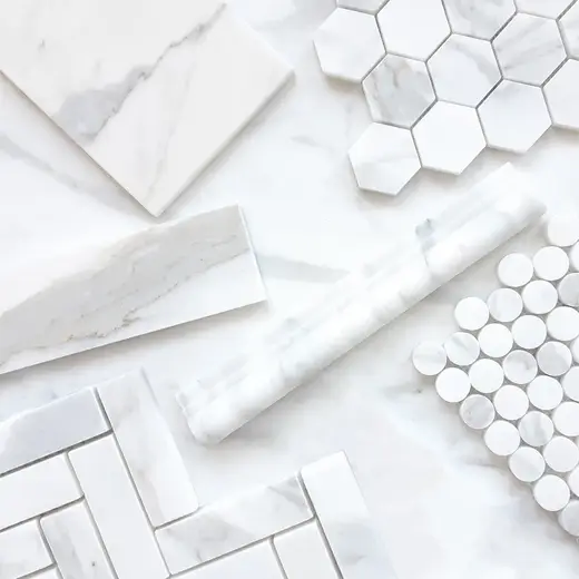 Calacatta Gold marble mouldings and skirting – Marmi di Carrara – white, ivory (64)