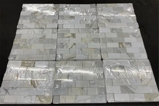Calacatta Gold marble tiles – Marmi di Carrara – grey, light grey (68)
