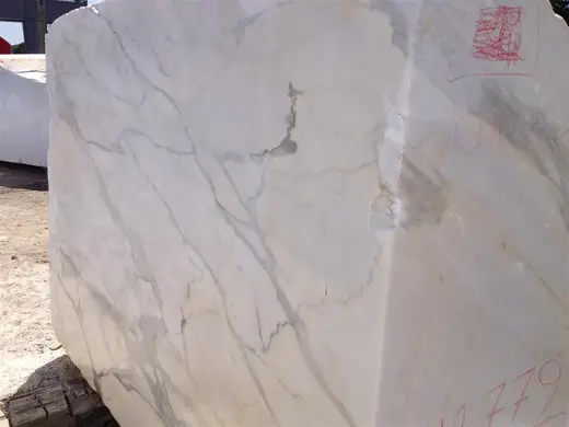 Calacatta Oro Marmor, Plattenoberfläche – Marmi di Carrara – hellgrau, grau (12)
