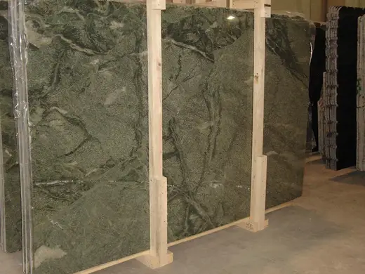 Costa Smeralda marble slab surface – Marmi di Carrara – brown, green (1)