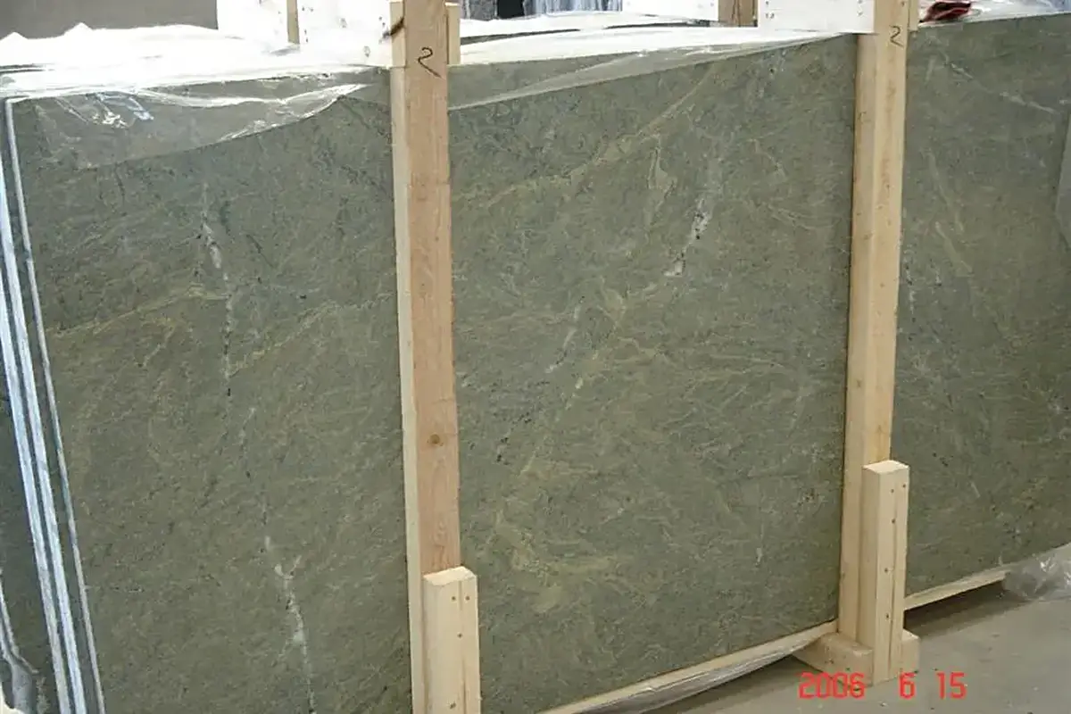 Costa Smeralda marble slab surface – Marmi di Carrara – green, grey (19)