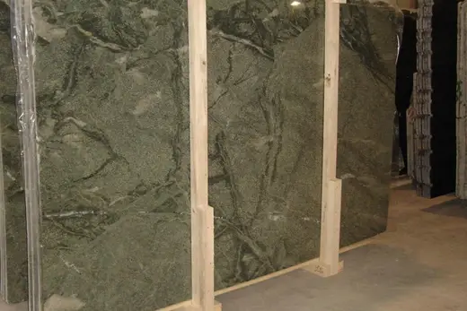 Costa Smeralda marble slab surface – Marmi di Carrara – green, grey (5)