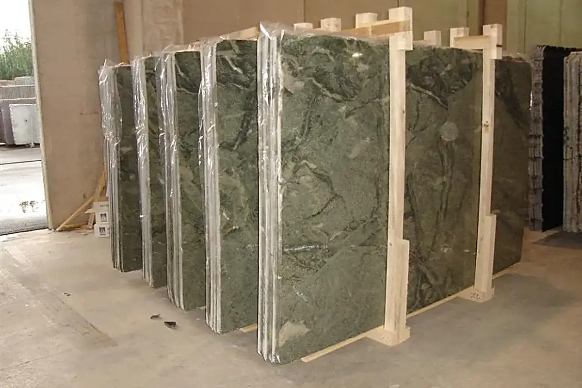 Costa Smeralda marble slab surface – Marmi di Carrara – green, beige (8)