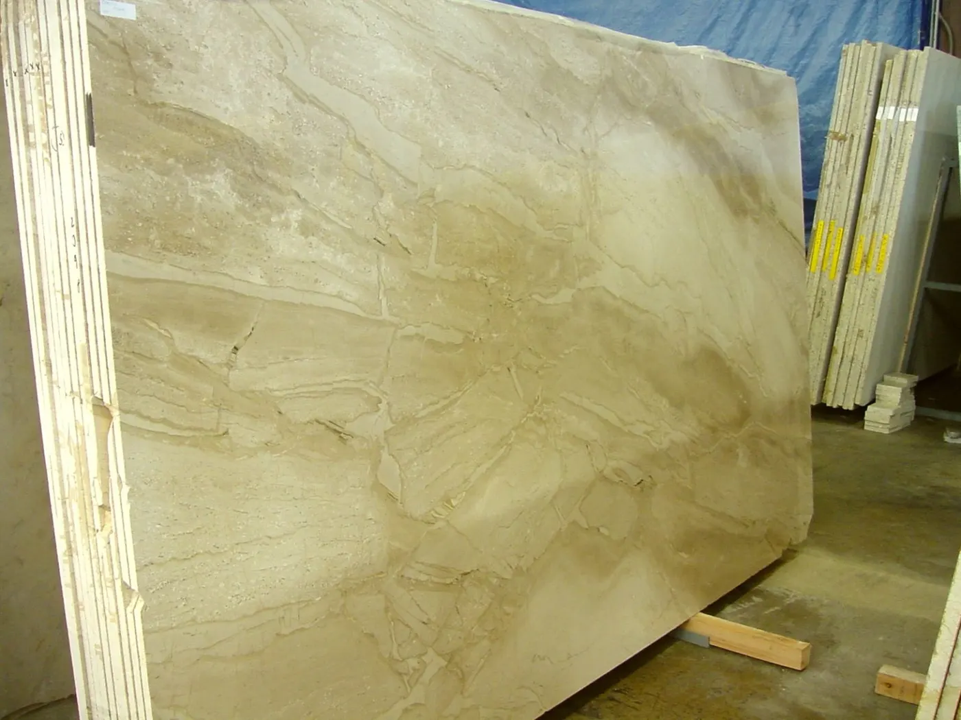 Daino Reale marbre, surface de dalle – Marmi di Carrara – beige, doré (2)