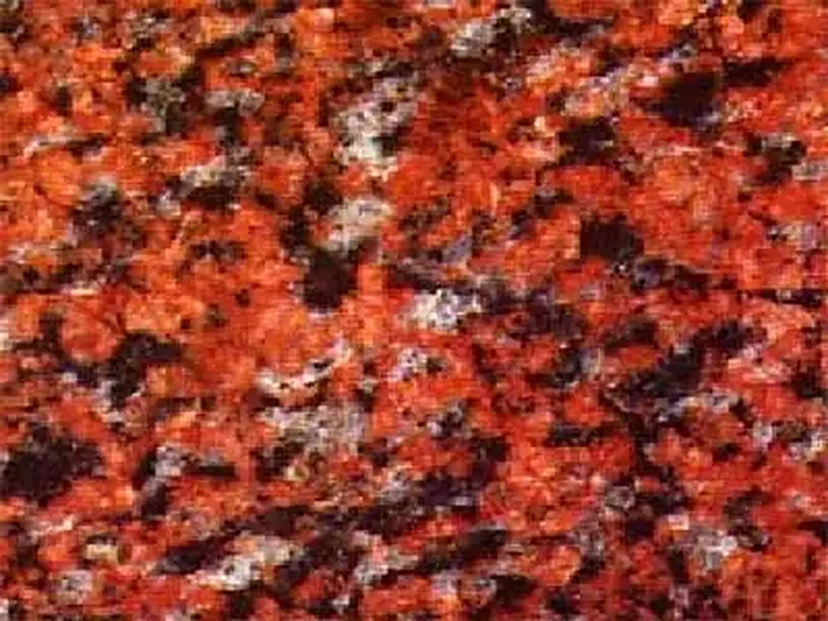 Dark Rideau Red granite polished sample – Marmi di Carrara – rust red, brown (1)