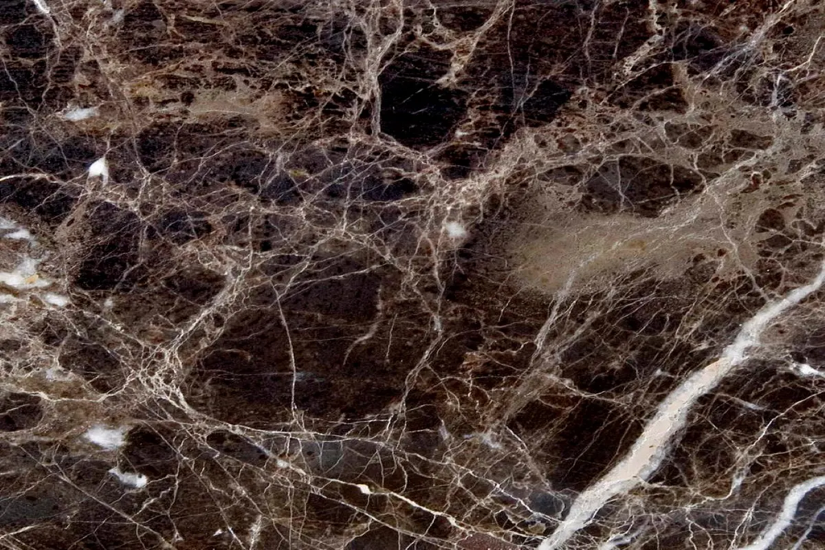 Emperador Dark mármol, superficie de losa – Marmi di Carrara – antracita, negro (11)