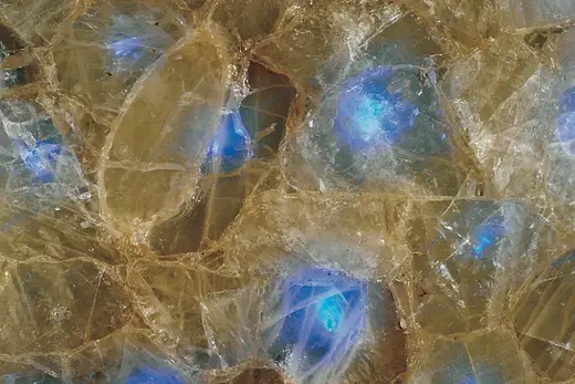 Fiber Optic Quartz Blue marmo, superficie di lastra – Marmi di Carrara – grigio, verde (1)