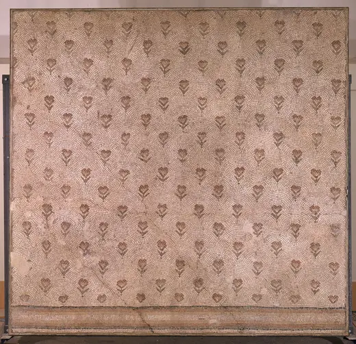 Badezimmer: Section of a Marble Mosaic Bathhouse Floor MET temp40185before