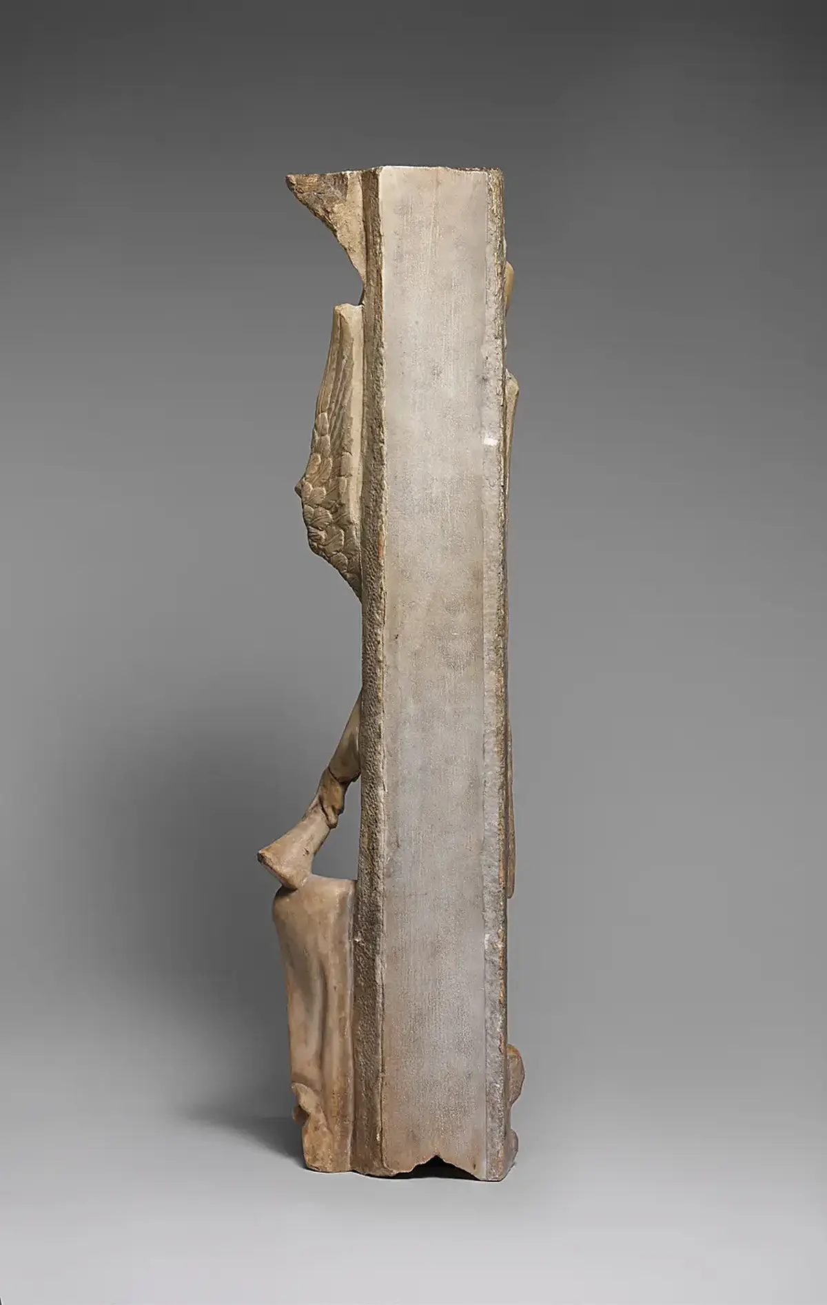 Dettaglio di superficie: Pilaster of Angels Sounding Trumpets from the Parapet of a Pulpit MET DP169507