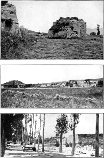 Surface detail: Vitruvius the Ten Books on Architecture - Travertine Quarries on the Roman Campagna